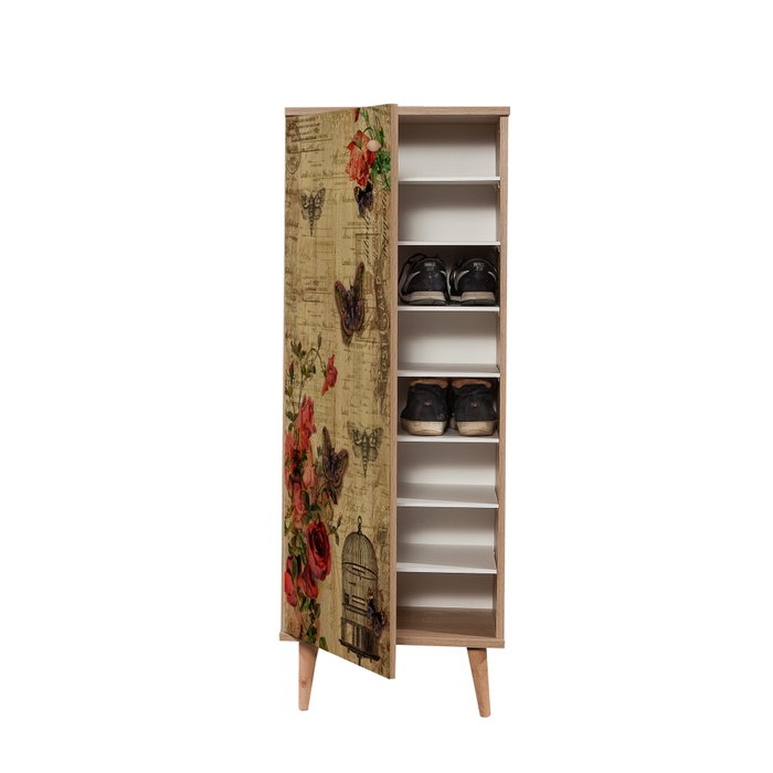 Hanah Home Zapatero 734 Roble Sonoma 50x135x38cm